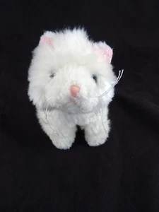 GANZ Lil Kinz Stuffed Persian Cat Plush Animal White NO CODE Kitty Cuddly Toy - Picture 1 of 6