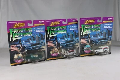 Johnny Lightning Fright’ning Lightnings Lot of 3 Elvira, Boogey Van, Vampire B6 - Image 1 of 4