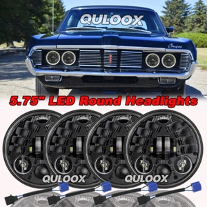 4pcs 5 3/4" 5.75 inch Hi/Lo Headlight For Mercury Cougar 1967-76 Monterey Comet - Picture 1 of 15