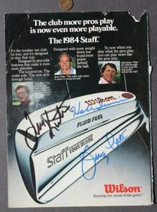 PGA Golfers Kite Irwin & Pate signed autographed 1984 Wilson Clubs Magazine Ad - - Picture 1 of 1