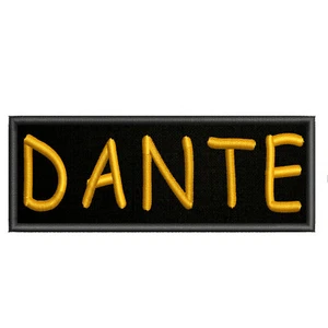 Dante Patch 4" Embroidered Iron-On Applique Grim Darkness Tabletop - Picture 1 of 12