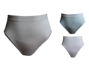 Damen Slip 5er Pack Flieder Beige Blau - Picture 1 of 4