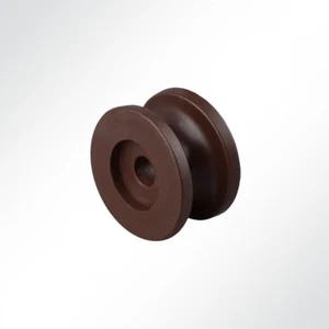 10x Lysel Rundknopf Planenknopf für Expanderseil 6-8mm braun - Bild 1 von 3