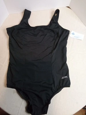 Traje de baño negro para mujer H2O Wear de una pieza talla 20🐬 Foto 1 de 4