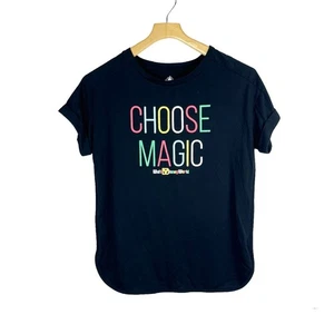 Walt Disney World Choose Magic Short Sleeve Tee Shirt Black Size Small Colors - Picture 1 of 8