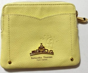 Samantha Thavasa Disney Princess Collection Fragment Case Belle Cowhide Leather - Picture 1 of 12