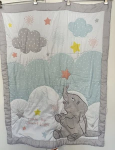 Baby Quilt Blanket Disney Dumbo 42x31 - Picture 1 of 5