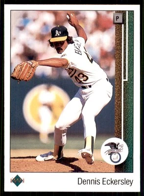 1989 Upper Deck #664 Dennis Eckersley Oakland Athletics - Image 1 of 2