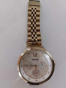 Fossil ES-3248 Armbanduhr Damen Gold Elegant 38mm - Bild 1 von 3