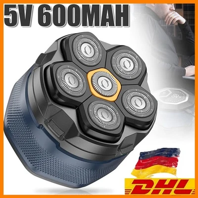 MARKENLOS 6D Elektrisch Rasierer Skull Shaver Gesicht Kopfrasierer Glatzen Rasierer Herren