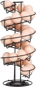 Toplife Spiral Design Metal Egg Skelter Dispenser Rack, Storage Display Rack, - Picture 1 of 3