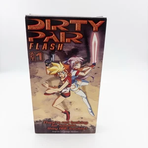 Dirty Pair Flash Act 1 VHS Tape ADV Films Lovely Angles Tested Dubbed English - Picture 1 of 5