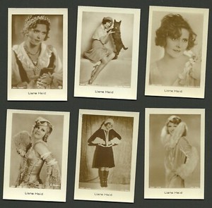 Liane Haid Austria Lot of Vintage 1930s Movie Film Star Cards
