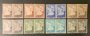 GREECE COMPLETE SET OF MINT PAIRS - SC # 459-466 - VF NH - Picture 1 of 1