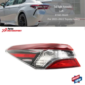Luz trasera halógena roja apta para Toyota Camry 2021 2022 lado izquierdo del conductor - Imagen 1 de 11