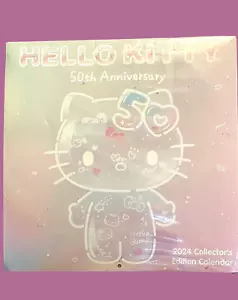 2024 SANRIO HELLO KITTY CALENDAR COLLECTORS EDITION 50th Anniv SALE! LAST ONE! - Picture 1 of 2