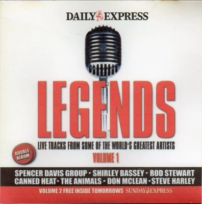 LEGENDS: LIVE TRACKS – 2 PROMO CDs (2005) SPENCER DAVIS; SHIRLEY BASSEY; ANIMALS - Image 1 of 2