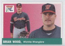 1991 Rock's Dugout Wichita Wranglers Brian Wood #10