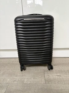 Cabin Size Hard Samsonite Suitcase in Black with Built in TSA Lock - Picture 1 of 12