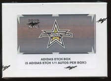 2019 Leaf Metal All-American Bowl Factory Sealed Adidas Etch BOX  (5) 1/1 Autos