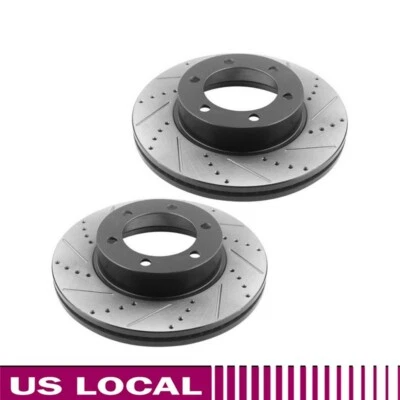 Rotores de disco de freno delanteros 4x4 para Ford F-150 Lincoln Mark LT 2006 2007 2008 6 tacos Foto 1 de 4