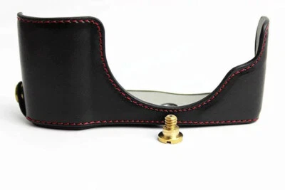 Empuñadura de media funda de cuero para cámara OLYMPUS E-PL7 E-PL8 E-PL9 E-PL10 Foto 1 de 4