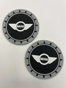 Car Cup Holder Coaster 2 Pack Silicone Non-Slip Interior Vehicle Fits Mini Coop - Picture 1 of 1