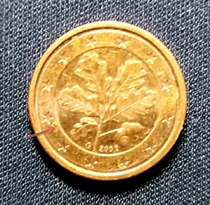 1 Cent BRD 2002 G **Umlaufmünze, Kursmünze, sehr Selten, im gutem Zustand - Imagen 1 de 2