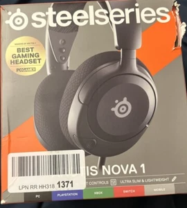 Gaming Headset With Microphone Steelseries Arctis Nova 1 NEW - Picture 1 of 9