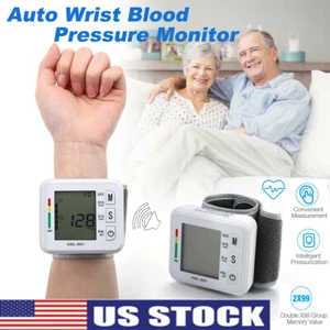 Auto Handgelenk Blutdruckmessgerät Herzfrequenz BP Messgerät Tester Digital BP Messgerät - Bild 1 von 11