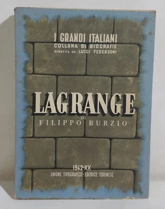 17322 coll. I grandi italiani - N. 24 - F. Burzio - Lagrange - 1942 UTET - Picture 1 of 2