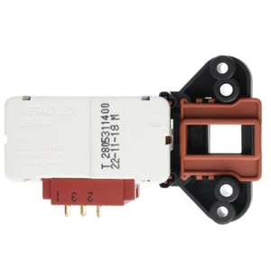 GENUINE BEKO WM6120W, WM6123S, WM6123W, ENCLAVAMIENTO DE LA CERRADURA DE LA PUERTA DE LA LAVADORA - Imagen 1 de 4