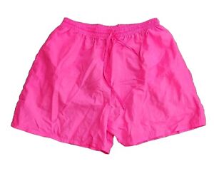 Carolina Colours Plus Size 18/ 20 Shorts Vintage 80s Neon Pink High Waist Nylon