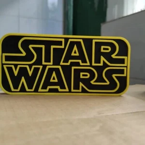 3D Printed Star Wars Logo Display Sign - Picture 1 of 1