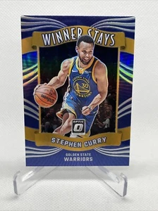2023–24 Optic Stephen Steph Curry SILVER PRIZM Winner Stays 16 Warriors - Picture 1 of 2