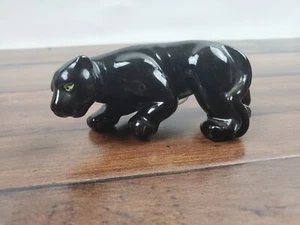 Vtg MCM Stalking Black Panther Salt and Pepper Shaker w/ Stopper Japan Lot of 1 - Picture 1 of 4