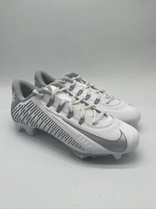 Nike Vapor Edge 360 VC White/Grey/Silver Football Cleats DO6294-100 Mens Size 13 - Picture 1 of 6