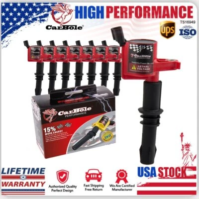 Paquete de 8 bobinas de encendido DG511 para Ford F150 F250 F350 2004 2005 2006 2007 2008-2010 Foto 1 de 4