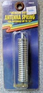 Barjan Medium Duty CB Radio Antenna Spring Chrome Plated, Antennas to 36" NOS - Zdjęcie 1 z 5