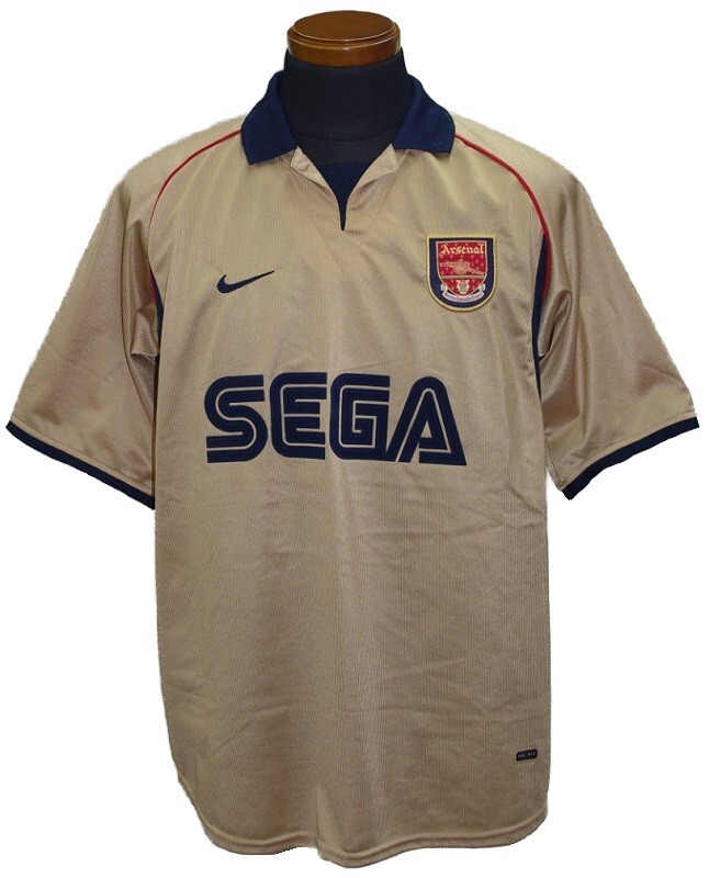 Nike Arsenal SEGA ポロシャツ ベージュ サッカーユニ