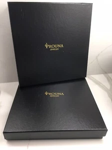JUEGO DE DOS PIEDRAS PRECIOSAS SWAROVSKI JOYERÍA HUESO FINO CHINA 7578 JOYERÍA PROUNA - Imagen 1 de 11