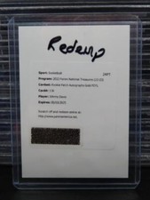 2022-23 National Treasures Johnny Davis Rookie Patch Autograph Gold #/10