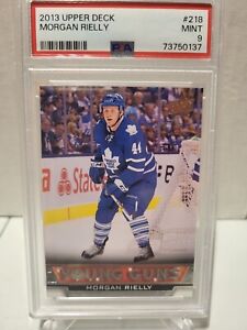 13/14 UD Morgan Reilly Young Guns Psa 9 Mint Toronto Maple Leafs Rookie 