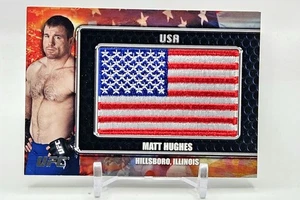 2011 Topps UFC Title Shot Country Flag USA Matt Hughes - Picture 1 of 2