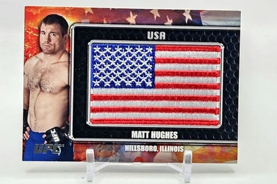 2011 Topps UFC Title Shot Country Flag USA Matt Hughes - Image 1 of 2