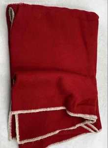 Ralston Purina Red Warm & Thick Emergency Survival Outdoor Wool Blanket - Picture 1 of 6