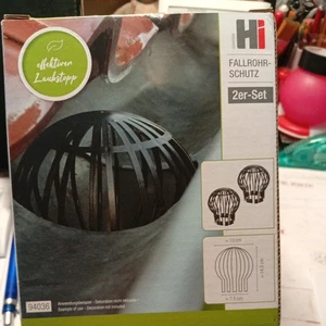 HI Dachrinnen Fallschutz Laubschutz Abdeckung - 2 Stück - Bild 1 von 3