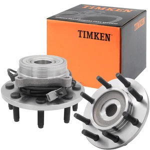 4WD Timken Front Wheel Bearing Hub Pair For 2000 - 02 Dodge Ram 2500 3500 8 Lugs - Picture 1 of 7