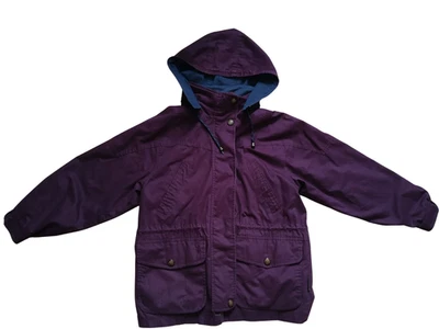 Chaqueta para mujer Pacific Trail pequeña ciruela púrpura franela forrada sudadera con capucha extraíble Foto 1 de 4