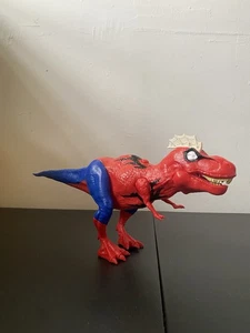 Marvel Spiderman Web Chompin Spider T Rex Figura de Acción Juguete Funciona SIN Dardo 8"X16"" - Imagen 1 de 11